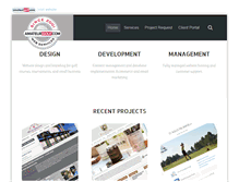 Tablet Screenshot of amateurgolfwebdev.com
